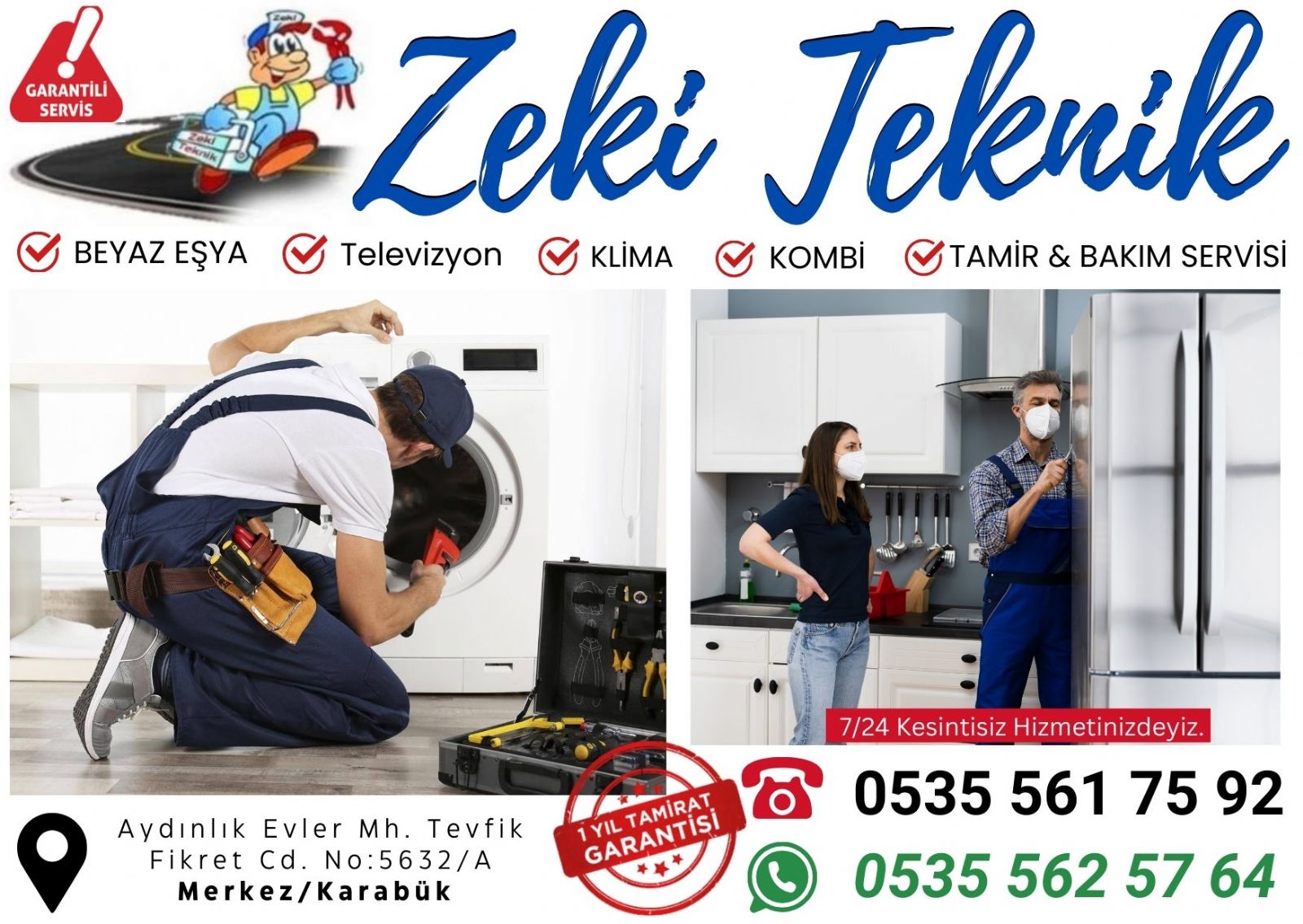 Karabük Beyaz Eşya Servisi